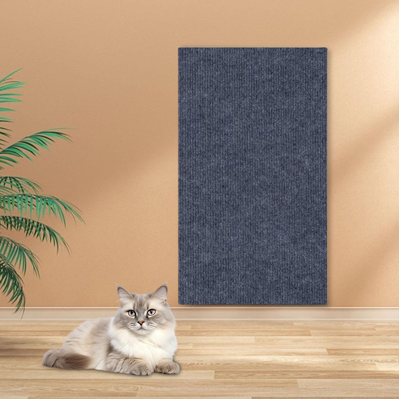 perfeclan Cat Scratcher Mat Sofa Protector Floor Scratching Pad Scratch Resistant Wall Cat Scratch Pad Mat for Bedroom Floor Couch Home dark gray