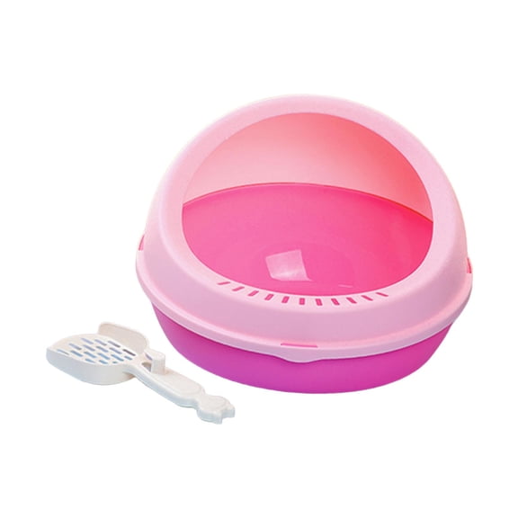 perfeclan , Closed Cat , , Easy Access, Convenient , Semi-Opening Cat , Kitten Pet Gift Pink