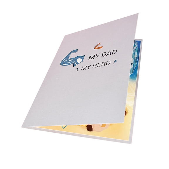 perfeclan Father's Day Greeting Card, Father's Day Gift, Greeting Card, Up Card for Holiday Celebration, Father, Father, Father
