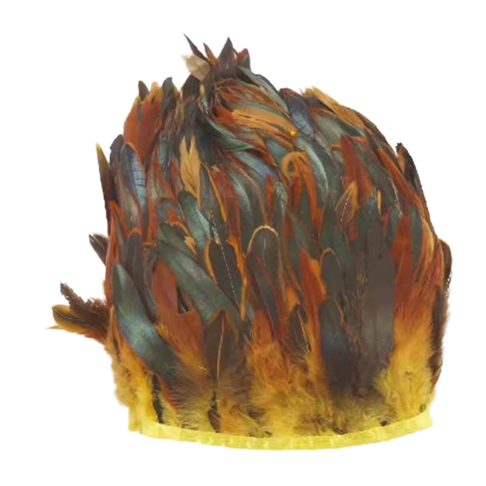 perfeclan Feather Fringe Sewing Trims ,Dyed Clothing Decoration