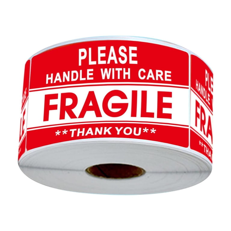 Fragipe Shipping Label Fragile Stickers, Large Size 8 X2.7 In, Handle With Care, For Shipping ...
