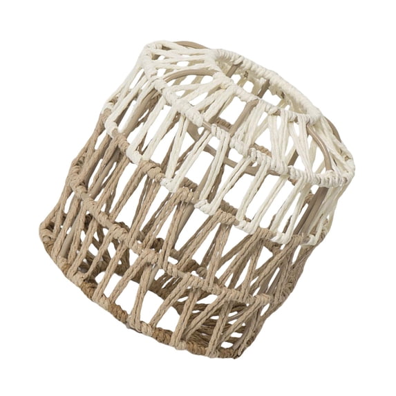 perfeclan Paper Rope Lampshade Boho Lampshade Ceiling Light Shade ...