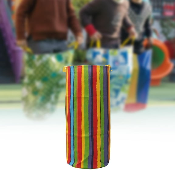 perfeclan Potato Sack Race Bag Fun with Handles Balance Training Sports Toy, Jumping Bag for Childrens Lawn Family Kids Adults Backyard