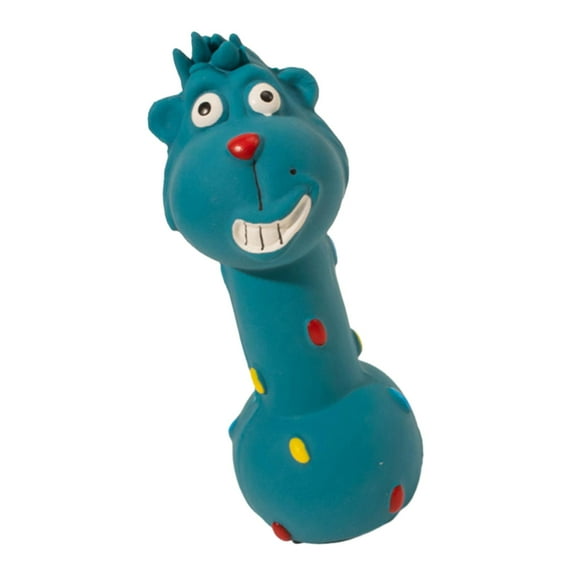 perfeclan Squeaking Latex Dog Toy Pet Interactive Interesting Novelty Accessories Puppy ing Toy Companion Toy for Outdoor All Breeds Blue