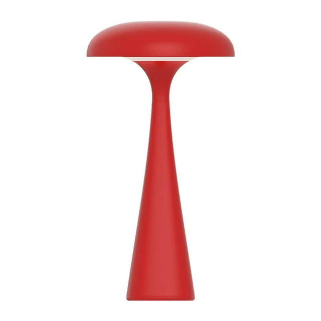 perfeclan Table Lamp Accent Bedside Lamp 3 Color Modes Simple Dimmable Touch Lamp Night Lamp for Study Living Room Bedroom Bedside Home Red