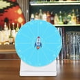 thumbnail image 1 of perfeclan Tabletop Prize Turntable,Tabletop Fortune Wheel Editable Lucky Draw Roulette Wheel for Teaching Activity Props Pub Gatherings, 1 of 9