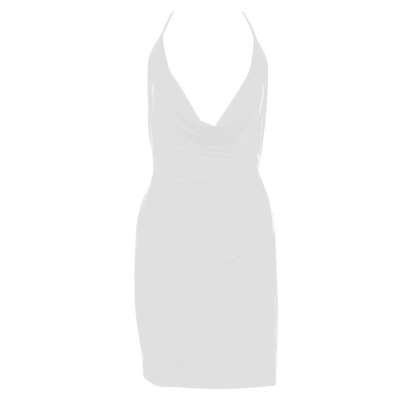 perfectbot Womens Summer Sexy Dresses Casual Side Split Sleeveless Halter Party Dress 2025 Trendy Outfits ,S-XL