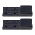 thumbnail image 1 of perfk 2 Pieces Bed Frame Replacement Legs Furniture Support Legs for Table Cabinet 2.71inch, 1 of 10