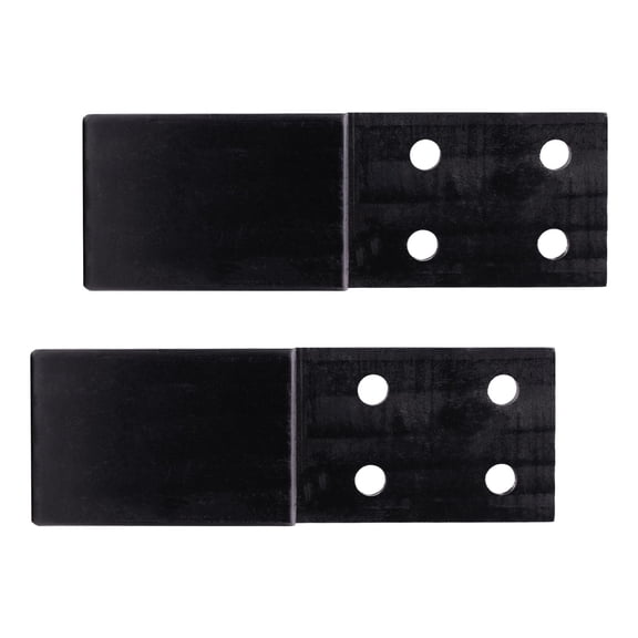 perfk 2 Pieces Bed Frame Replacement Legs Furniture Support Legs for Table Cabinet 3.96inch