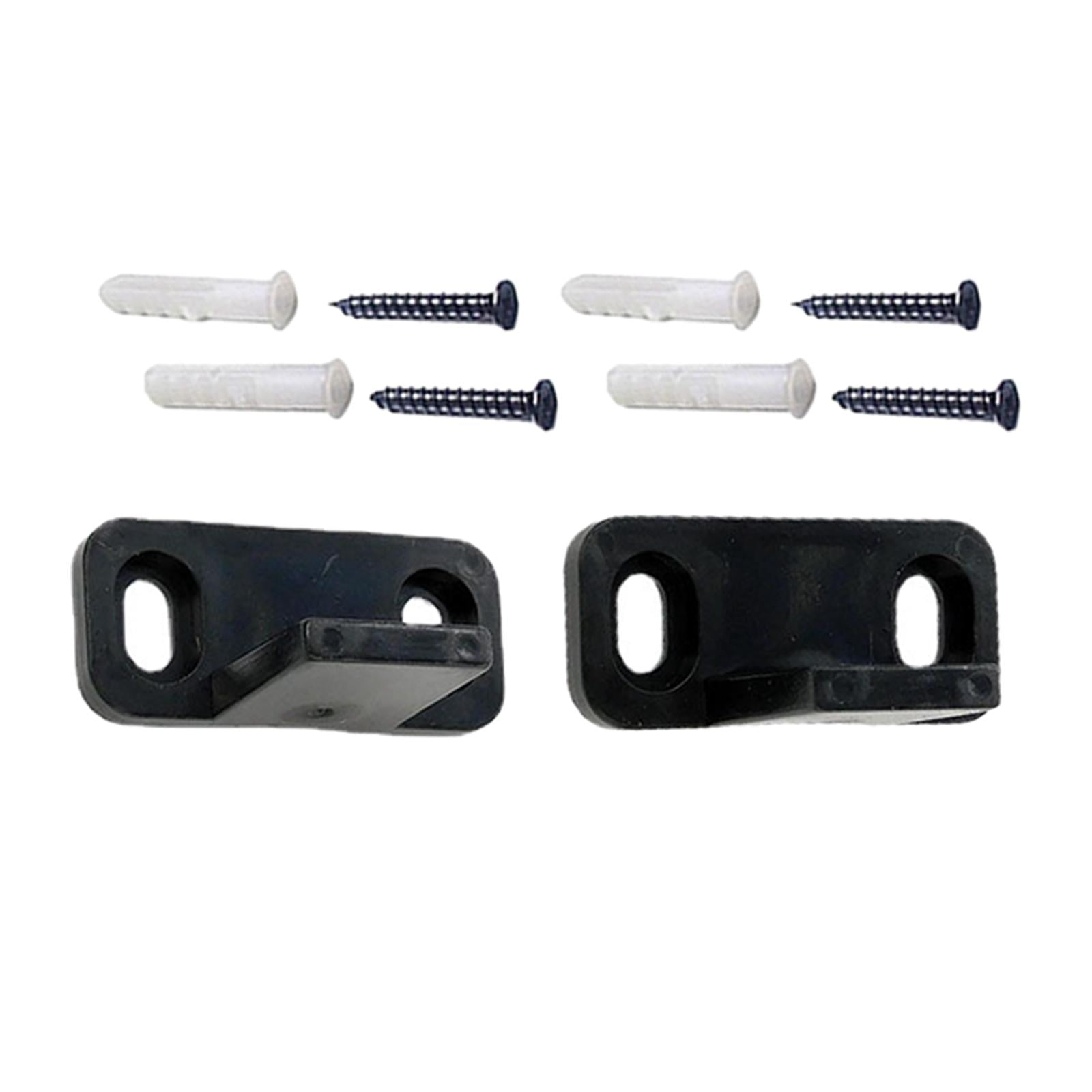 perfk 2 Pieces Door Guides Bottom Track Guide Door Hardware for Wooden