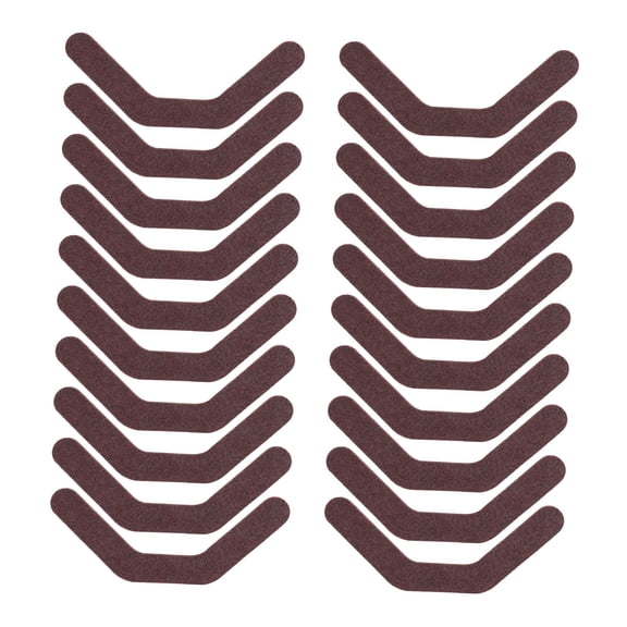 perfk 20 Pieces Chair Foot Pads Cushion Chair Leg Pads for Wood Floors Home Office Brown