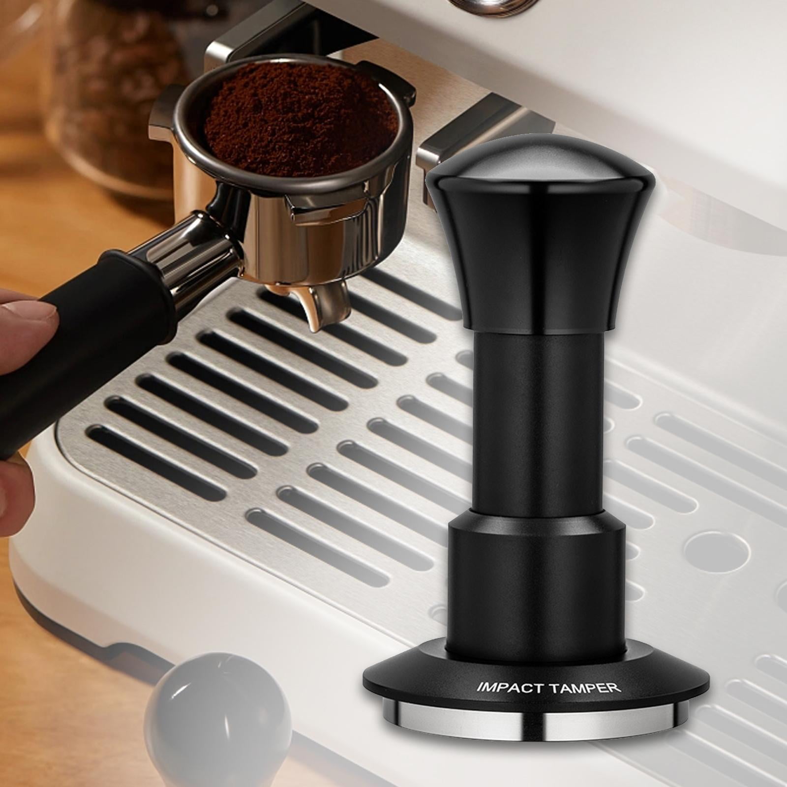 perfk Coffee Tamper Spring Loaded Portable Professional for Camping