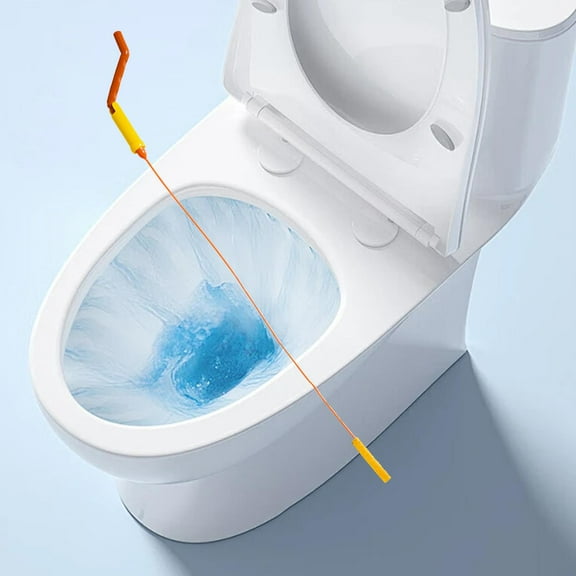 perfk Drain Clog Remover Tool Flexible Plumbing Snake for Household Bathtub Toilet