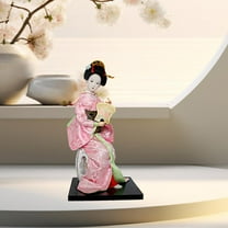 perfk Ethnic Japanese Geisha Dolls 12 inch Kimono Dolls for Home Office Table Lady F