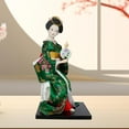thumbnail image 1 of perfk Ethnic Japanese Geisha Dolls 12 inch Kimono Dolls for Home Office Table, 1 of 10