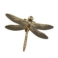 thumbnail image 1 of perfk Mini Dragonfly Sculpture Brass Desktop Dragonfly Sculpture for Desk Tea Room Gold and Black, 1 of 9