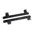 thumbnail image 1 of perfk under Desk Slider Track Slides Hardware Pull Out Balls Bearing Rails Rack Set Black, 1 of 9