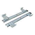 thumbnail image 1 of perfk under Desk Slider Track Slides Hardware Pull Out Balls Bearing Rails Rack Set White, 1 of 9
