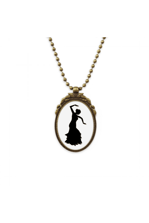 performance dancer folk dance antique necklace vintage bead pendant keychain