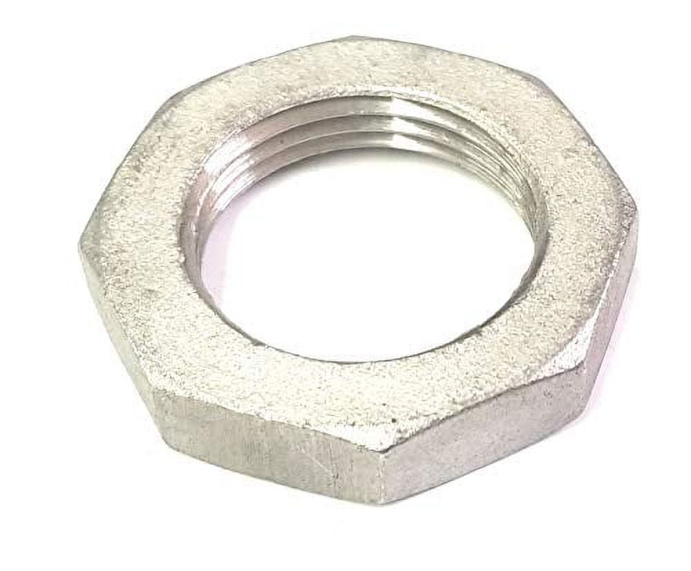performance stainless jam lock nut 3/8" npt pipe female cast class 150