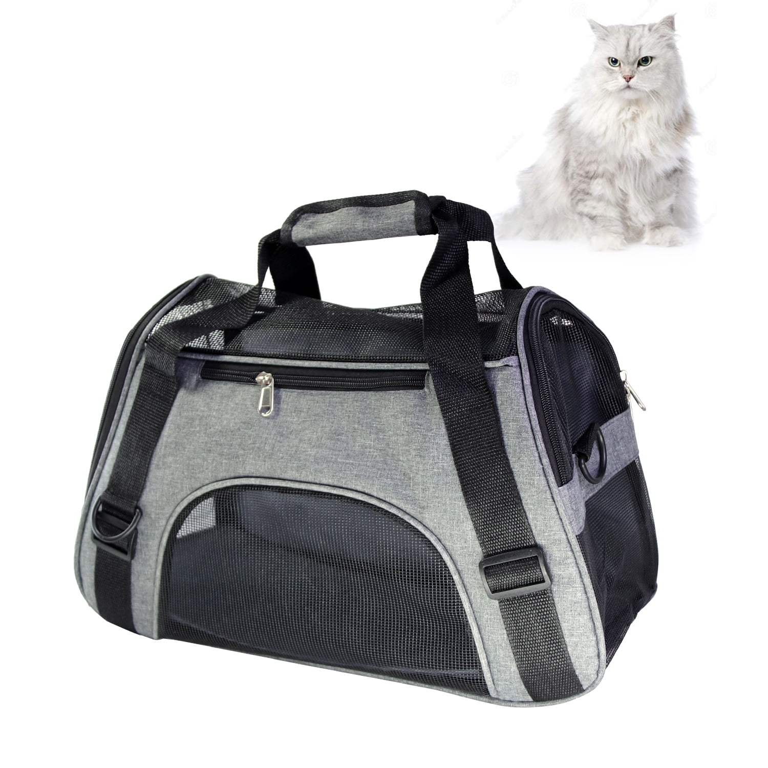 HOOPET Cat Carriers Dog Soft-Sided Carriers Airline Approved Portable Small  Dog Carrier,Pet Car Seat Carrier Pet Carrier for Small Medium Cats Dogs