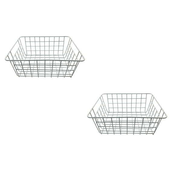 perfrom Metal Storage Baskets,Wire Organizer Storage Bin Basket,Iron Basket