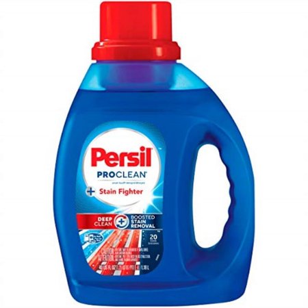 Persil ProClean Stain Fighter Liquid Laundry Detergent, 40 Fluid Ounces, 20 Loads