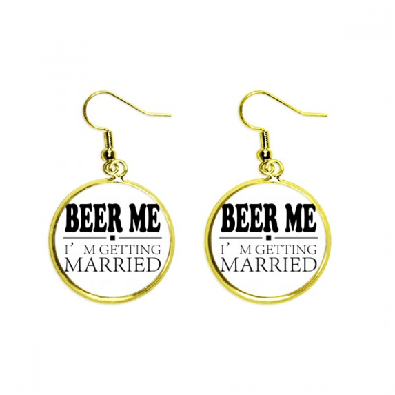 personal status marriage beer earring dangle en drop earring jewelry woman