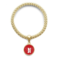 thumbnail image 1 of peru country flag name en bracelet round pendant jewelry chain, 1 of 3