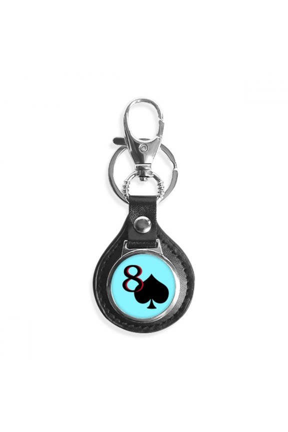 pespade 8 poker key link chain keyholder finder hook metal
