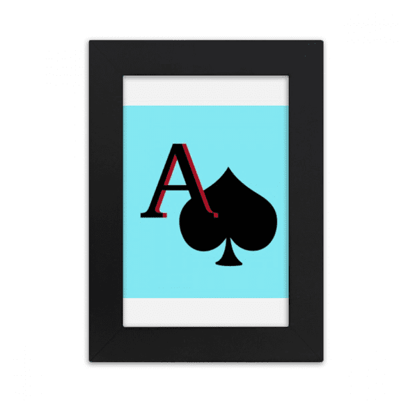 pesun spade a poker desktop photo frame picture display art painting exhibit