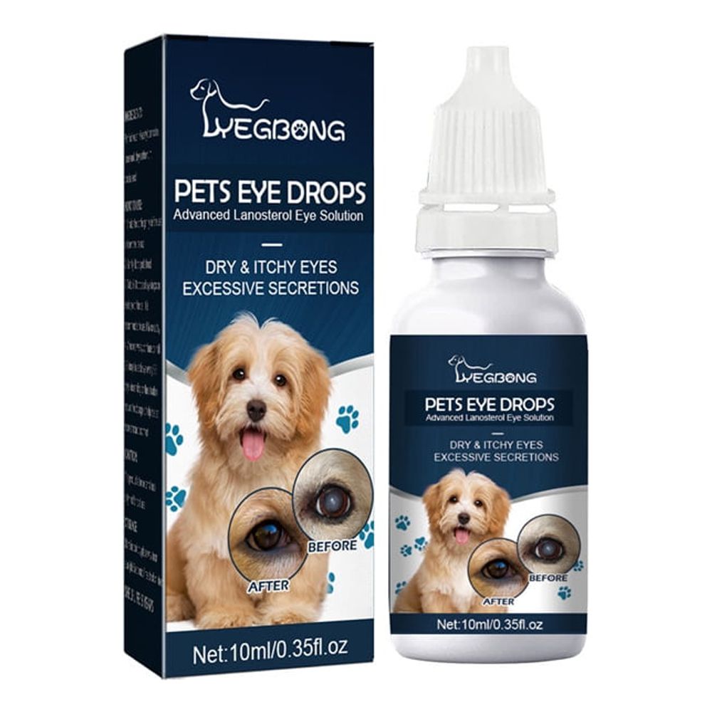 pet eye drops for cats and dogs to remove tear marks to relieve eye