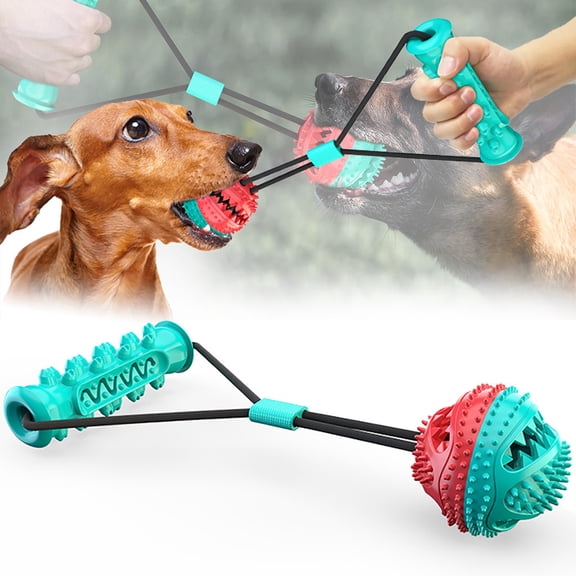 pet&nbsp;toys&nbsp;for&nbsp;dogs&nbsp;yifan,Drawstring Dog Molar Toy Pet Rope Ball Stick Chew Toy, Self-Playing Rubber Ball with Suction Cup for Treat Dispensing, Teeth Cleaning and Exercise(As show)