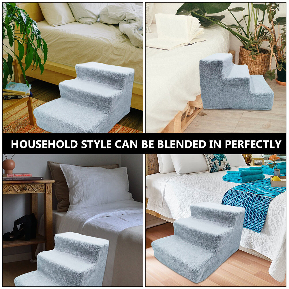 pet steps Pet Step Ladder Dog Cat Stairs Ramp for Sofa Bed Couches