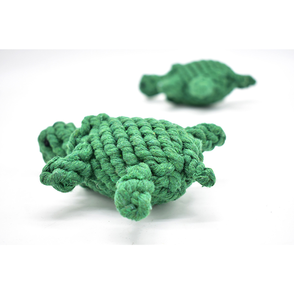 pet toys Molar Toy Dog Chewing Toys Thicken Cotton Rope Turtle