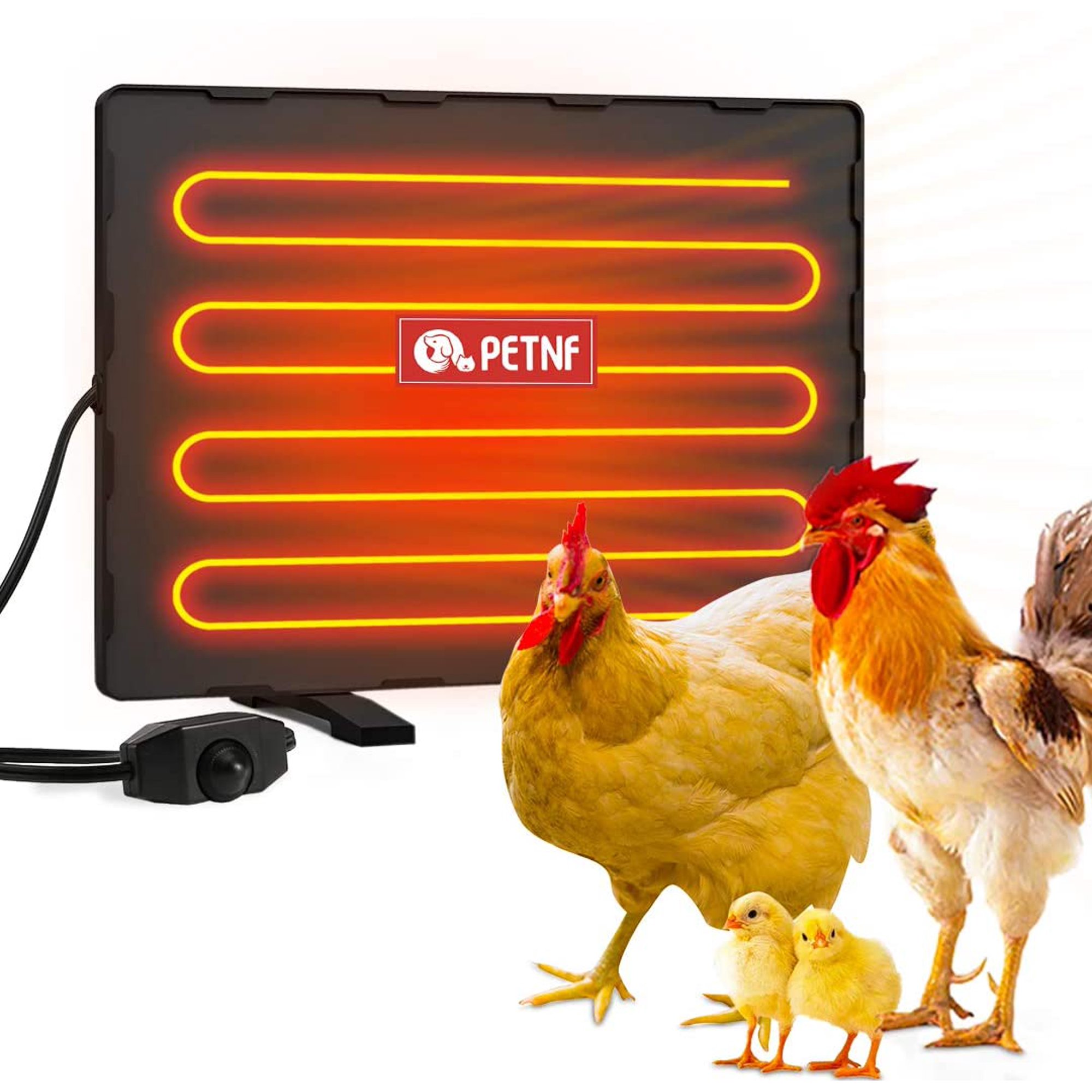 PETNF Chicken Coop Heater 140 Watts Radiant Heat Chicken Heater Energy  Efficient Design Safer Than Brooder Lamps Heater for Chicken Coop, Heating  Wire UL-Compliant Two Ways to Use, 11.81''x15.74'' - Walmart.com