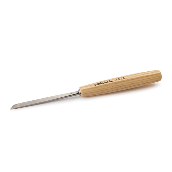 Pfeil Swiss Made 8Mm #1 Sweep Skew Cut Chisel - Double Bevel