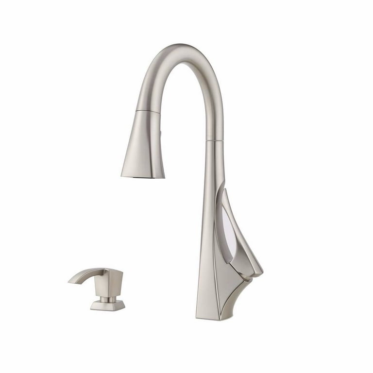 Venturi Single-Handle Pull-Down Sprayer Kitchen Faucet in Spot Defense with Stainless Steel