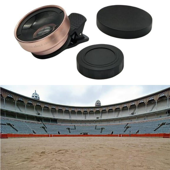 ph Lens Super Wide Angle Lens Professional Micro Lens Portable Lens Compact and convenient professional lens , Rose Gold