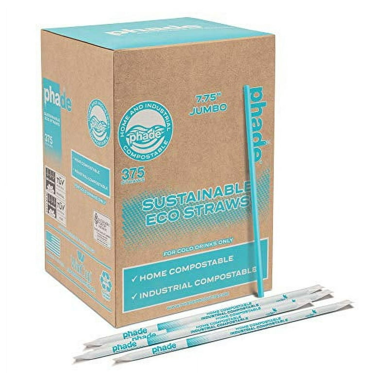 Compostable and Biodegradable Unwrapped PHA Straws – Beyond Plastic