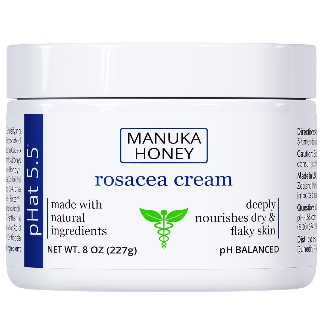phat 5.5 Rosacea Cream with Manuka Honey, Aloe, Acne Rosacea Treatment