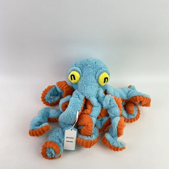 pheaultiz Plush dolls,Octopus Stuffed Animals, Octopus Plush Toys Girls Boys Friends Family Birthday Xmas Gift Present Sea Critters (Blue, Medium (15.7''))