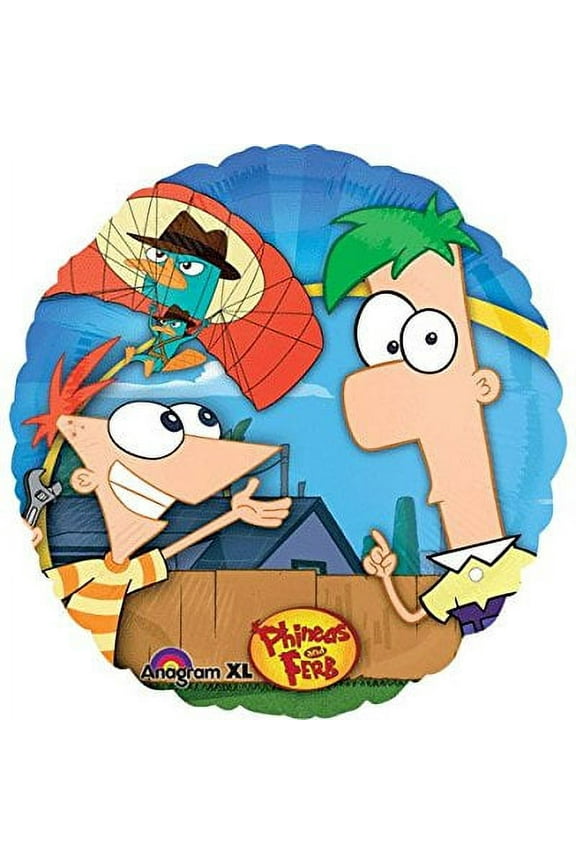 phineas and ferb 18 foil balloon perry disney birthday party supplies