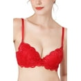 thumbnail image 1 of phistic Women Lace Overlay Extreme Push Up Bra (Regular & Plus Size 34A-40D), 1 of 4