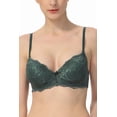 thumbnail image 1 of phistic Women Lace Overlay Padded Underwire Bra (Regular & Plus Size 34A- 40D), 1 of 4