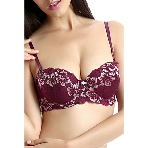 phistic Women Lace Padded Underwire Everyday Bra (34A-36C)
