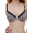 thumbnail image 1 of phistic Women's Lace Accent Print Bra, 1 of 4