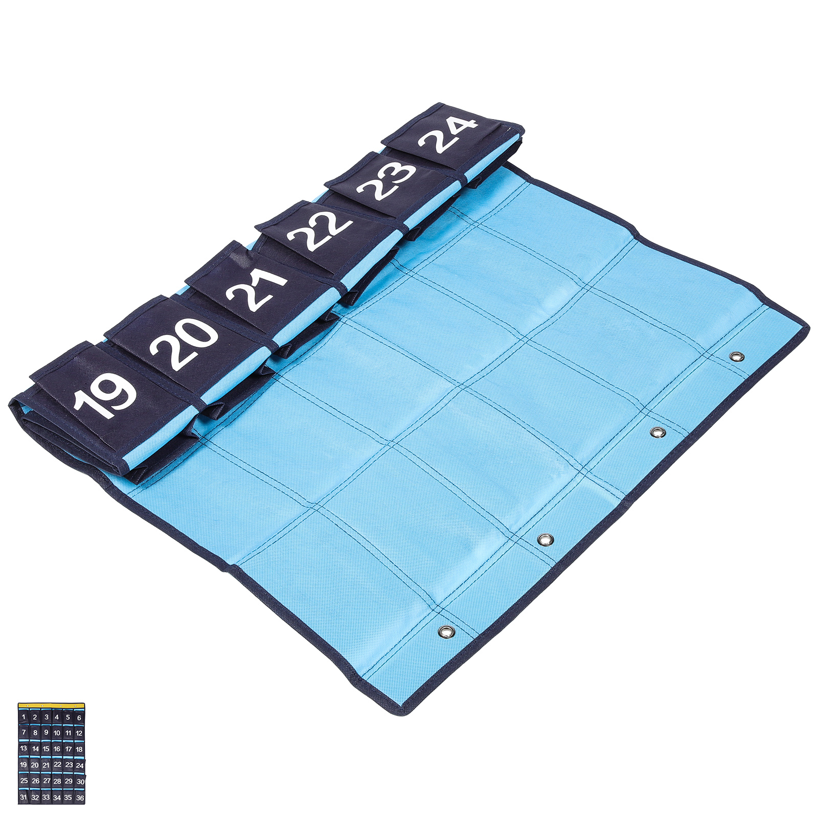 phone Holder Calculator Phone Storage Hanging Pocket Chart Numbered