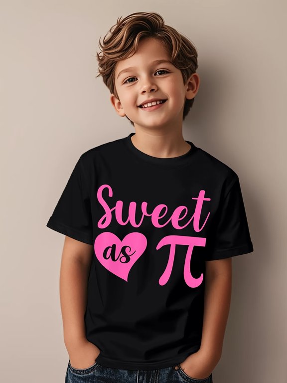 pi day pi is as honey pie lovers march 14th boys and girls short sleeve t shirts casual wear suitable for birthday gifts daily wear clothing