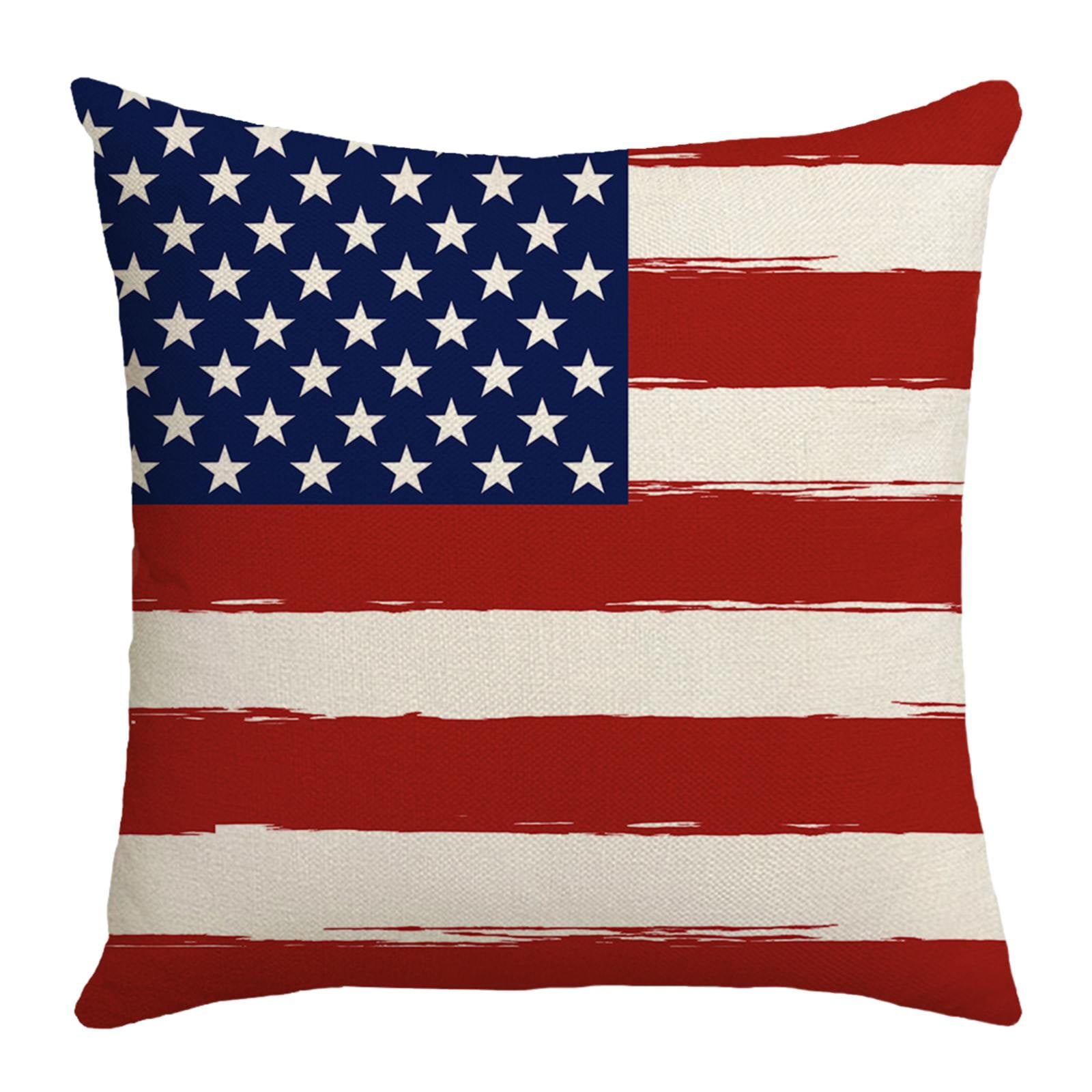 piaybook 4 Of July Decorations Pillow Covers Independence Day Memorial